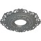Ekena Millwork Orrington Ceiling Medallion (Fits Canopies up to 6 1/4"), 22"OD x 6 1/4"ID x 1 3/4"P, Platinum CM22ORPLS - alternate 2